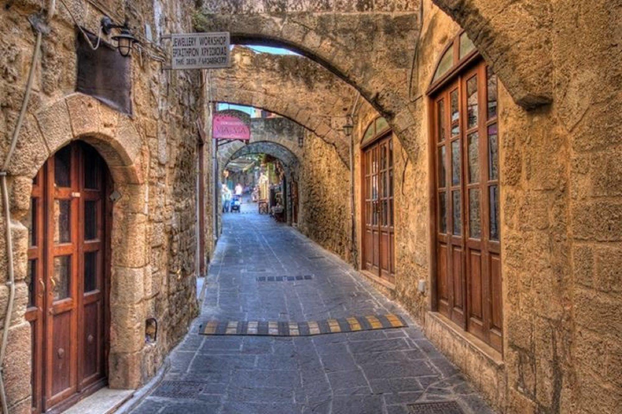Rhodes City Old Town Roloi Houseヴィラ エクステリア 写真